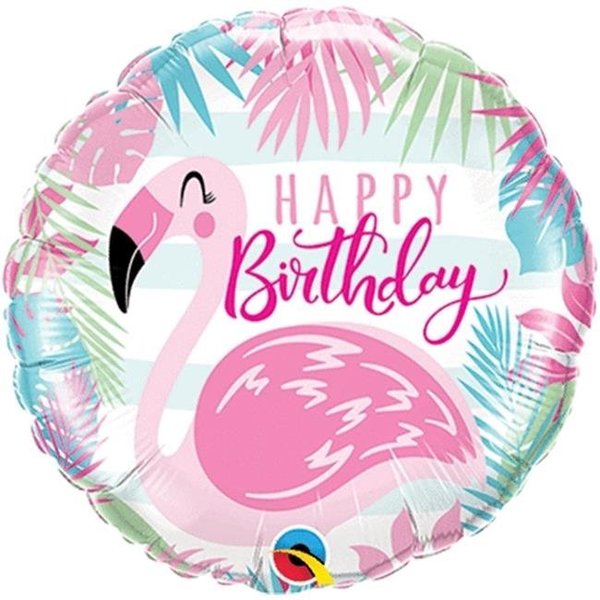 Loftus International Loftus International Q5-7274 18 in. Birthday Pink Flamingo Balloon Q5-7274